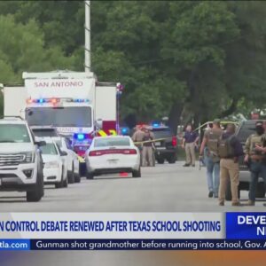 Gun control debate renewed after Texas school shooting