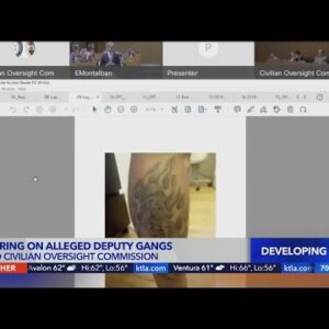 Hearing held over alleged L.A. County Sheriff’s Department gangs