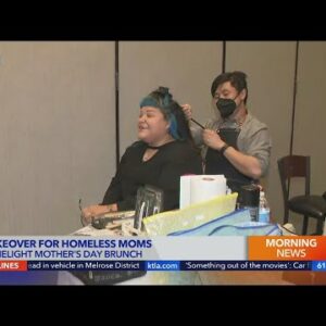 Homeless moms receive makeovers ahead of Mother's Day