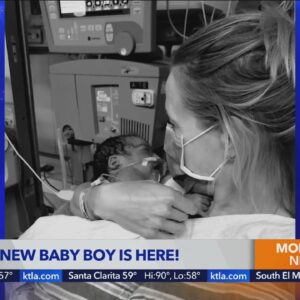 KTLA's Jessica Holmes welcomes new baby boy