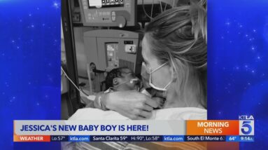 KTLA's Jessica Holmes welcomes new baby boy