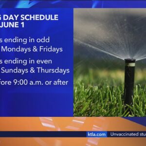 LADWP watering restrictions begin June 1