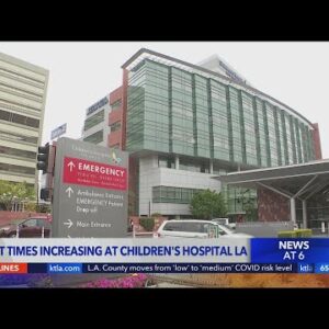 Local flu cases leading to longer wait times at Children's Hospital LA