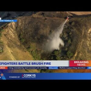 Lopez Canyon fire controlled within an hour