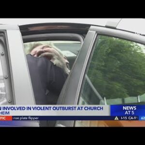 Man arrested after altercation inside Anaheim church