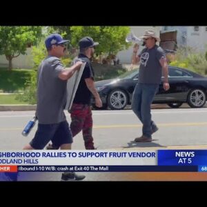 March for harassed fruit vendor turns confrontational