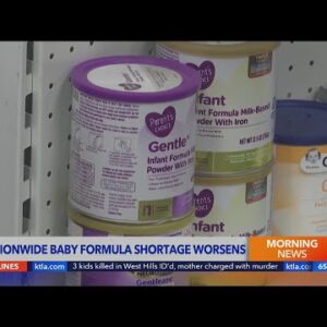Nationwide baby formula shortage worsens