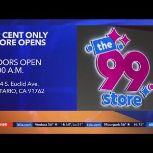 Ontario 99 cent store sells TVs for a buck during grand opening