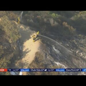 Person of interest detained after brush fire in Griffith Park