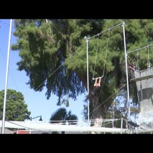 Santa Barbara Trapeze Company holds ribbon cutting for location at Plaza Vera Cruz Park