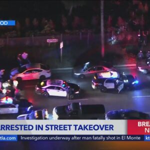 Police shut down street takeover