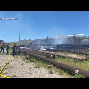 San Luis Obispo Fire crews battle small vegetation fire