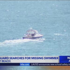 Search continues for missing swimmer in Corona Del Mar