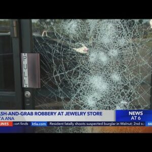 Smash-and-grab robbers strike in Santa Ana