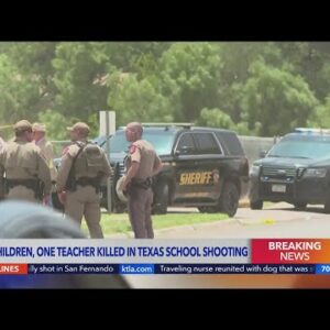 At least 14 children, 1 teacher dead in Texas school shooting, Gov. Abbott says