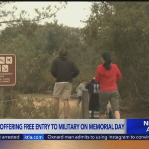California State Parks offering free admission to military members on Memorial Day
