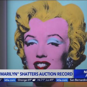 Warhol's 'Marilyn' sets record at auction
