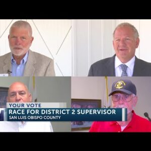 Crowded field of four candidates on the ballot for SLO County District 2 Supervisor