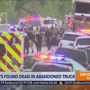 50 migrants found dead in abandoned truck