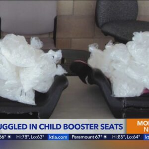 $60K worth of meth found in child booster seats