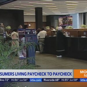 61% of consumers are living paycheck to paycheck