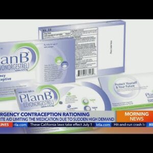 CVS, Rite Aid limiting sales of emergency contraceptive pills due to high demand