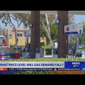 At what price will gas demand fall?