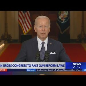 Biden pleads for gun reform legislation