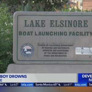 Boy drowns in Lake Elsinore