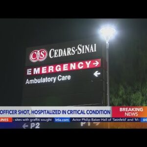 CHP officer shot, hospitalized in critical condition