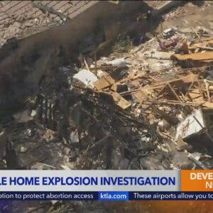Cleanup underway after Victorville home explosion