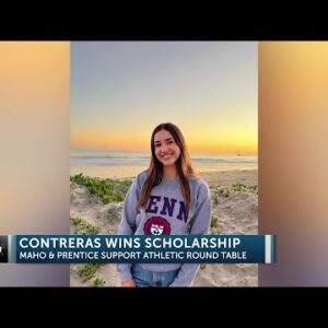 Contreras wins scholarship from Maho Prentice
