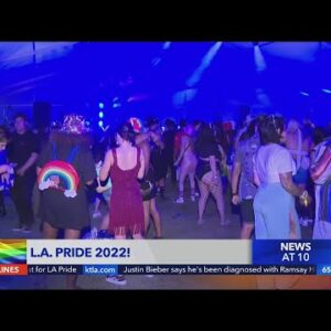 Crowds head to downtown L.A. for Pride