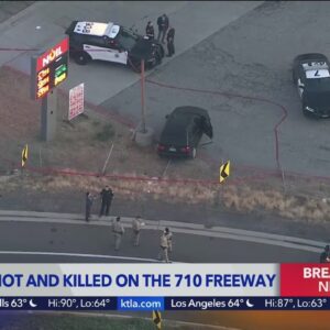 Driver dies after being shot, crashing on 710 Freeway in Long Beach
