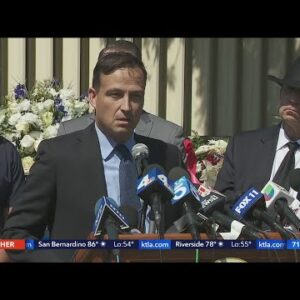 Family, law enforcement groups call for Gascón's ouster after deaths of 2 El Monte officers