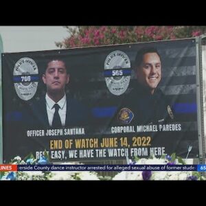 Families of slain officers criticize L.A. DA Gascón