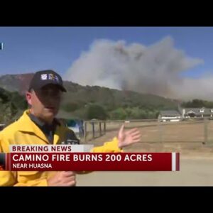 Fire burns 200 acres in rural Arroyo Grande, evacuation orders issued