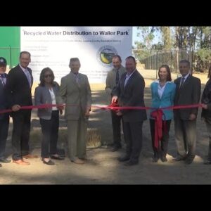 New water storage tank at Waller Park in Orcutt can hold up to one million gallons of ...