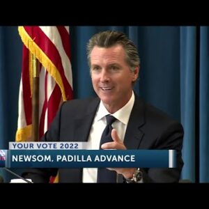 Governor Newsom and Alex Padilla cruise to November General Election