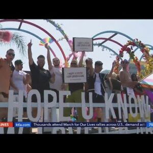 LA Pride Parade returns to streets of Hollywood