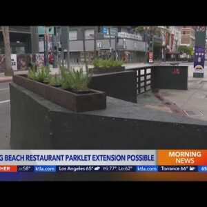 Long Beach considering extending restaurant parklet program