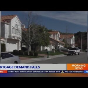Mortgage demand falls