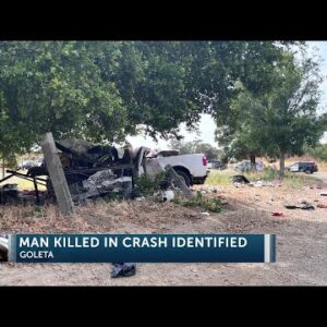 Lompoc man identified as victim in deadly pickup truck crash near Goleta