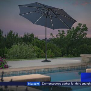 Patio umbrellas sold at Costco recalled after reports of fires