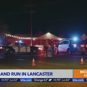 Pedestrian killed after being hit by vehicle in Lancaster
