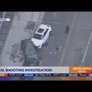 Police seek shooter in Hollywood slaying