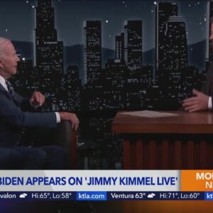 President Biden appears on 'Jimmy Kimmel Live!'