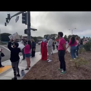 Rallies held in Ventura for and against abortion decision