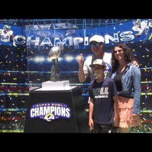 Rams Super Bowl Trophy Tour comes to Santa Barbara