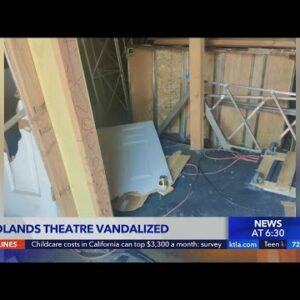 Redlands Theatre Festival struck by vandals